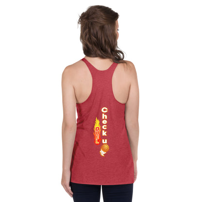 Women CheckUpDuel Racerback Tank
