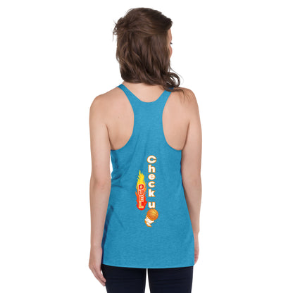 Women CheckUpDuel Racerback Tank